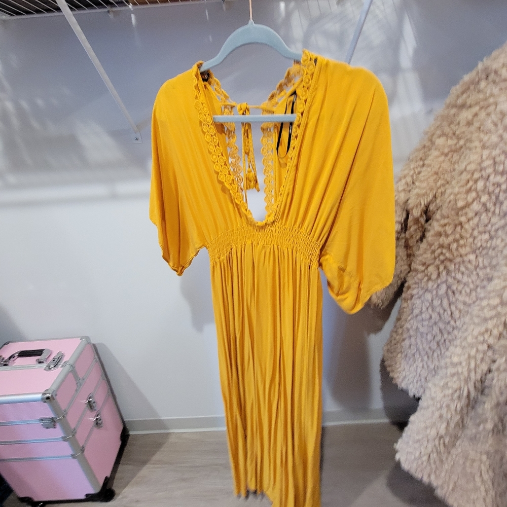 YELLOW MAXI DRESS